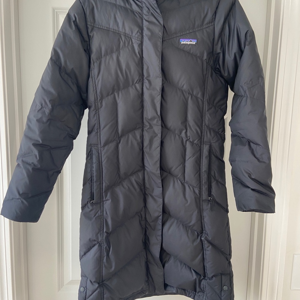 Patagonia Women's Down With It- Down Puffer Jacket Black XS